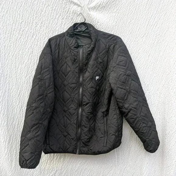 Fabletics Mens The Switch Loft Black Quilted Jacket Full-Zip-Up Size XL NWOT - Picture 6 of 7